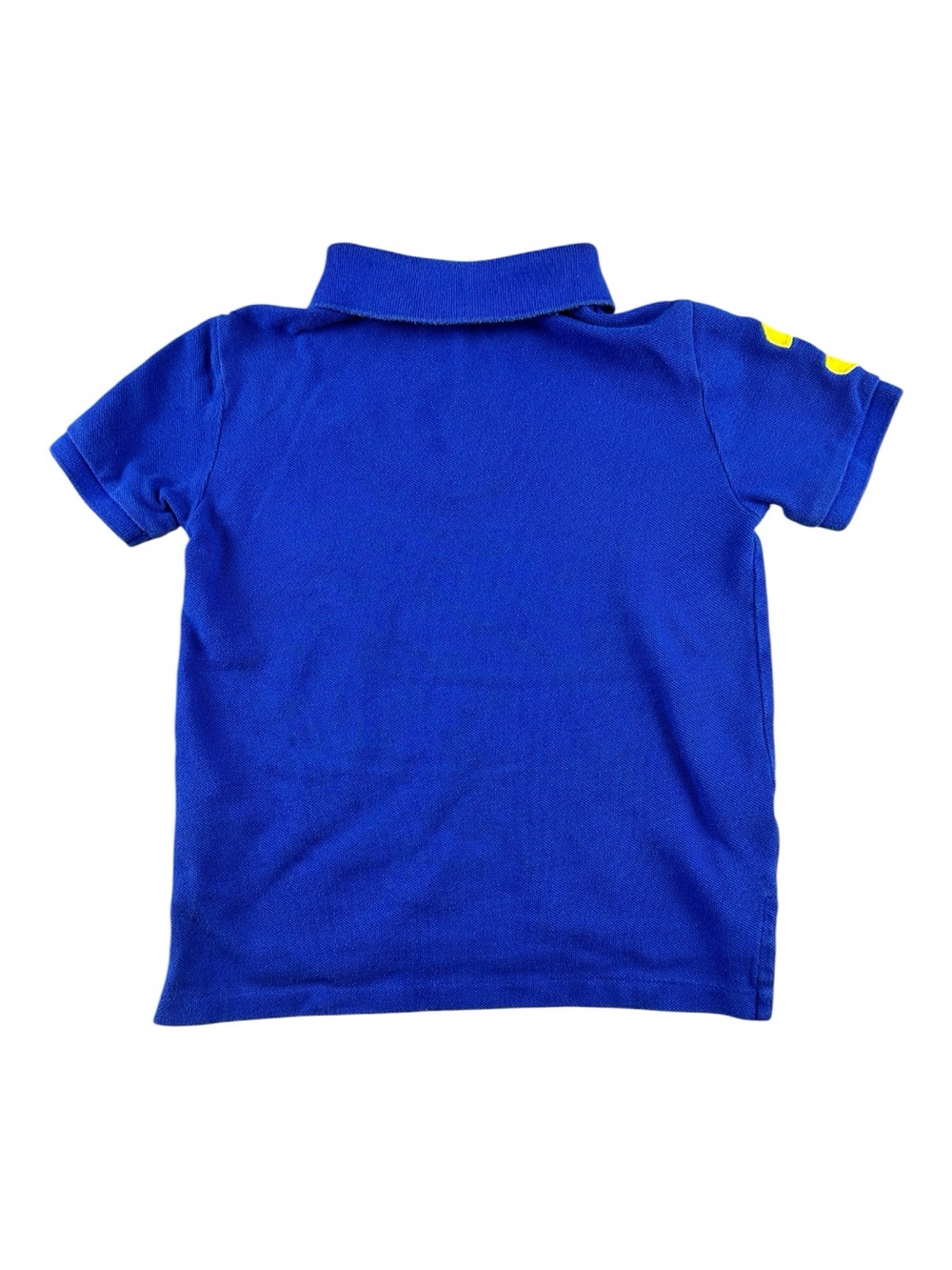 Polo Ralph Lauren Boy's 5 Blue Shirt Big Yellow Pony Top Preppy Old Money - Picture 2 of 10